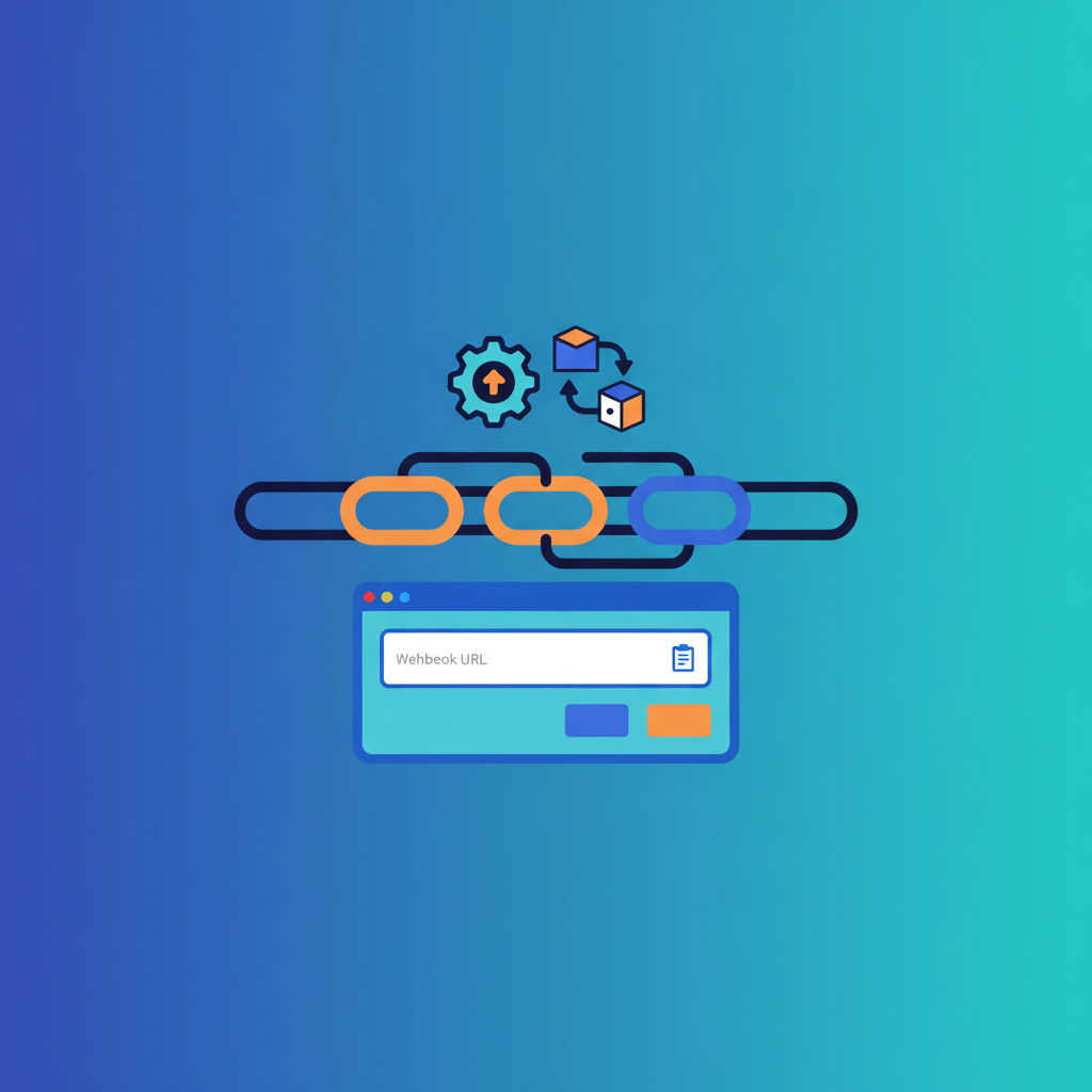 Captura de tela do Kommo mostrando a configuração de um gatilho de webhook em um pipeline, com um campo para colar a URL.